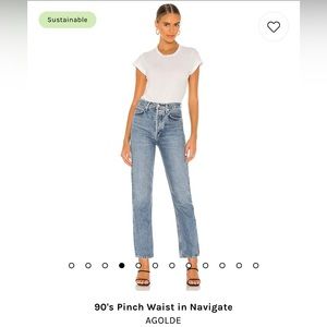 Navigate 90s Pinch Waist High Rise Straight
AGOLDE